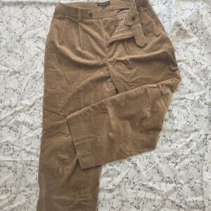 Womens Corduroy Pants - Tan